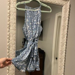 Blue romper, size large
